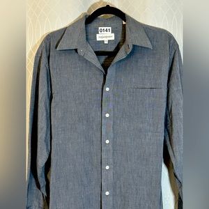 Yves Saint Laurent Mens Dress Shirt 15 32-33 Large L/S MINT CONDITION #141